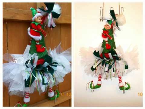 Elf On A Shelf Or On A Hat? Wreaths DIY And Whimsical