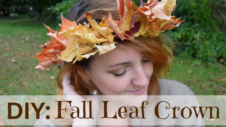 Fall Leaf Crown || DIY