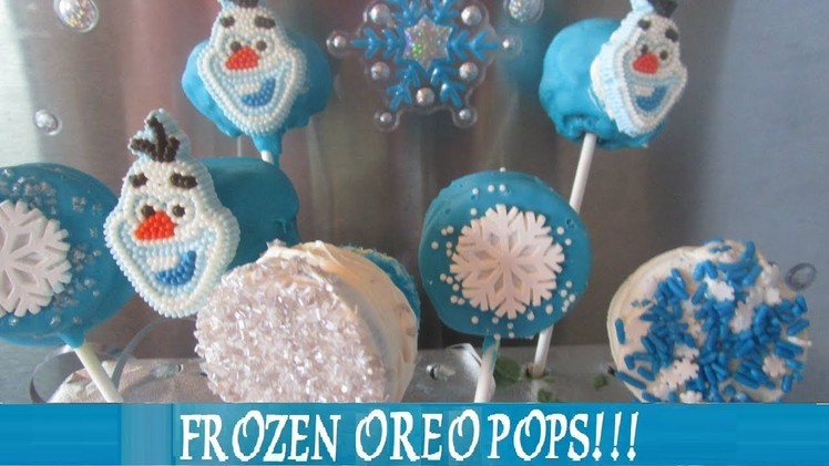 FROZEN Olaf & Snowflake ! DIY-6 Easy Ways to Make Oreo Pops! Inspired by Disney Frozen Movie
