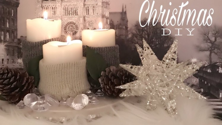 GLAM! CHRISTMAS DIY | SWEATER CANDLES + IDEAS | 2017
