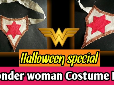 Halloween costumes Wonder women DIY | Halloween decoration idea | DIY wonder woman costume