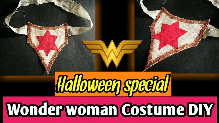 Halloween costumes Wonder women DIY | Halloween decoration idea | DIY wonder woman costume