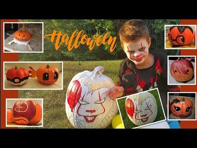 Halloween Special: DIY Pumpkins (Pennywise, Pokemon, Harry Potter, Descendants, and much more)