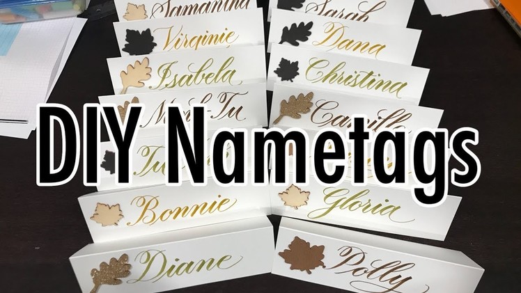 How to: DIY Nametags | YouTober Day 18