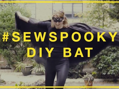 How to make a DIY Halloween Bat costume #SewSpooky I Hubbub Campaigns