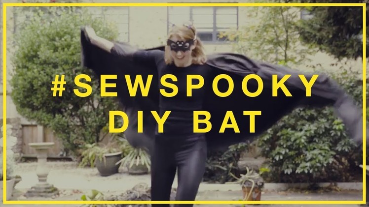 How to make a DIY Halloween Bat costume #SewSpooky I Hubbub Campaigns