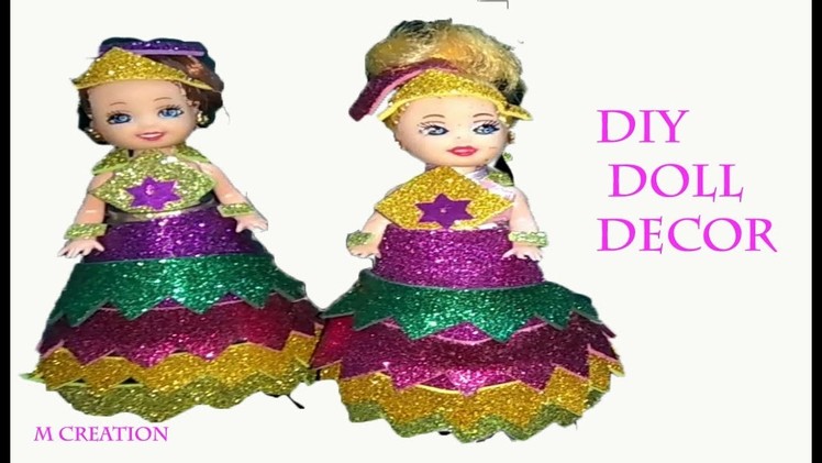 How to make doll decoration.diy doll decoration