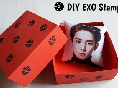K-Pop EXO Stamp [ DIY EXO Gift Ideas ] Cheap, Easy & Handmade | Dongne Chingu | #exoLocked