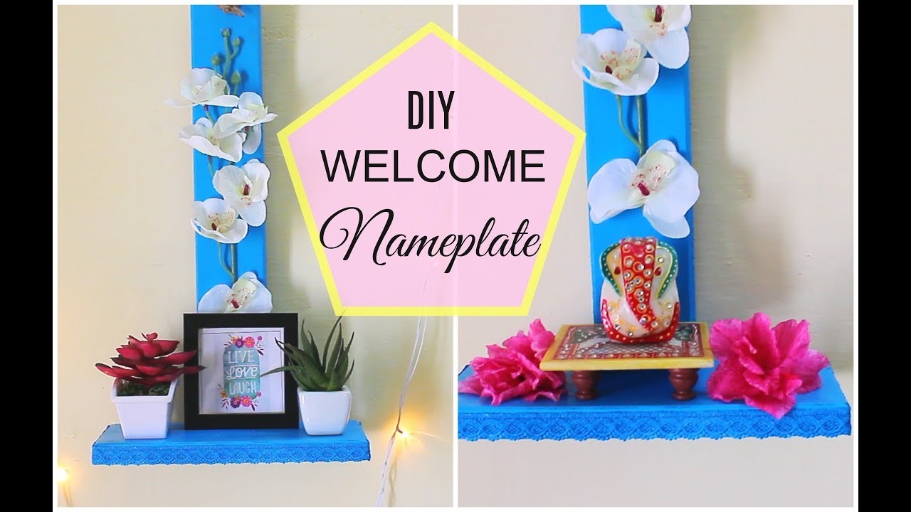 Latest Name Plate Design Diy Welcome Boards For Home Decor
