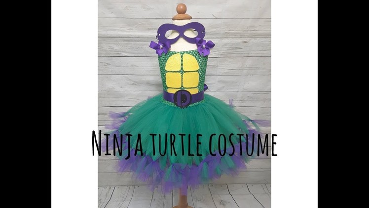 Ninja Turtle Tutu Costume DIY