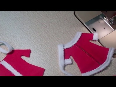 Part 4 DIY Santa Girl Dress for your Cutlery - Lilo Siegel