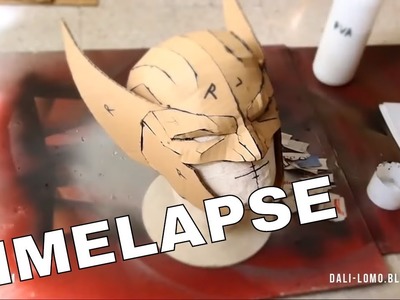 Timelapse  - Make Wolverine Mask (2014 DIY Cosplay)