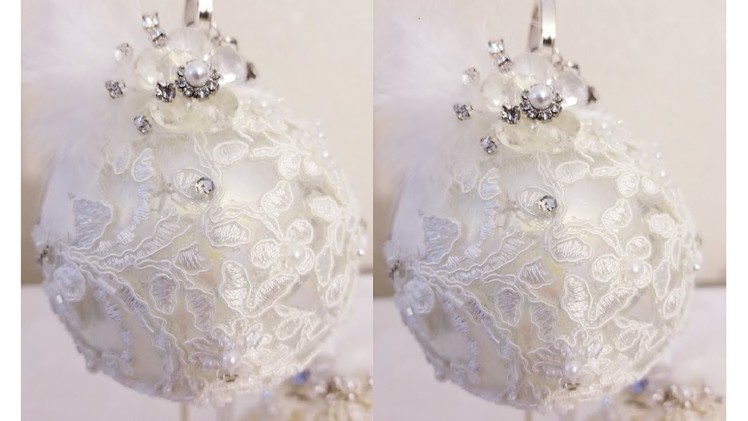 VICTORIAN BLING AND GLAM DIY LUXURY ORNAMENT
