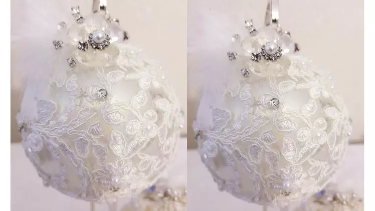 VICTORIAN BLING AND GLAM DIY LUXURY ORNAMENT
