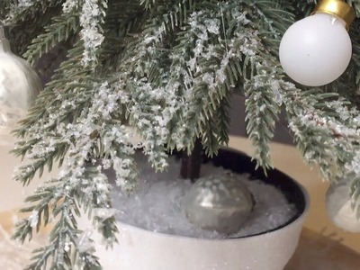Winter Wonderland DiY Tree | Christmas decorating 2017