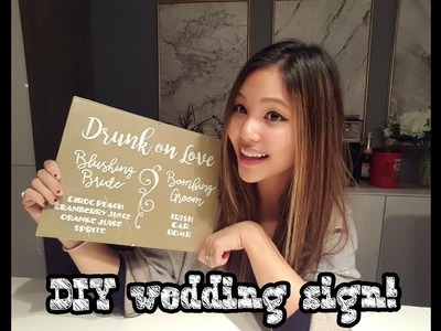 #14 DIY Wedding Signs!