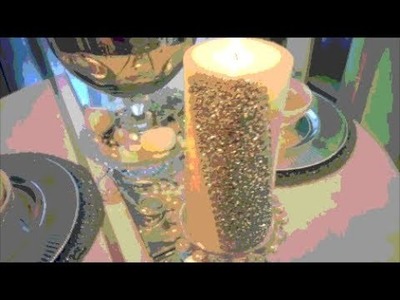 Candle holder and Candle Bling DIY