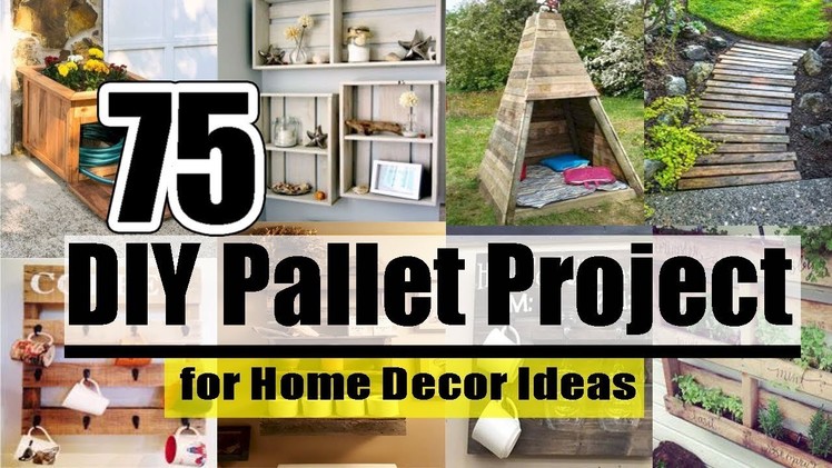 DIY | 75 DIY Pallet Project for Home Decor Ideas