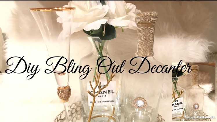 Diy Bling Out Decanter ????