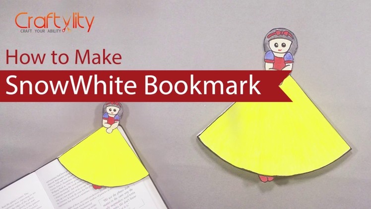 DIY Disney Princess Snow White Bookmark | How to Make Disney Princess Snow White Bookmark