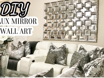 DIY Faux Mirror Wall Art | Home Decor DIY 2017