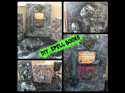 DIY HALLOWEEN SPELL BOOKS MADE EASY AND CHEAP