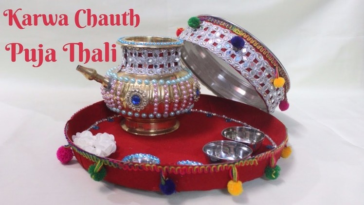 DIY | Karwa Chauth Thali Decoration