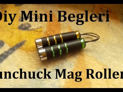 Diy Mini Nunchuck Begleri Mag Roller skill toy 2018
