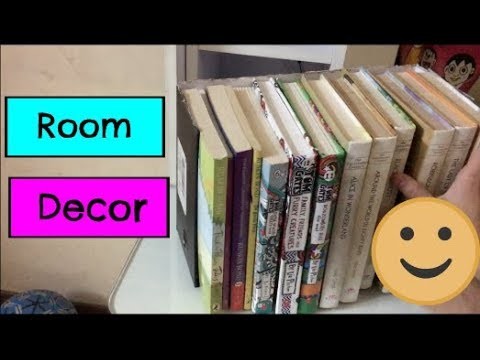 DIY ROOM DECOR & ORGANISATION! Easy bookshelf!
