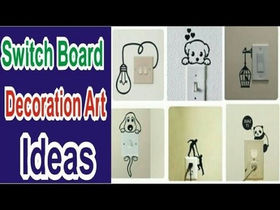 DIY.Switch Board Decoration Art