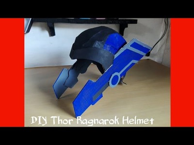 DIY Thor Ragnarok Helmet out of cardboard