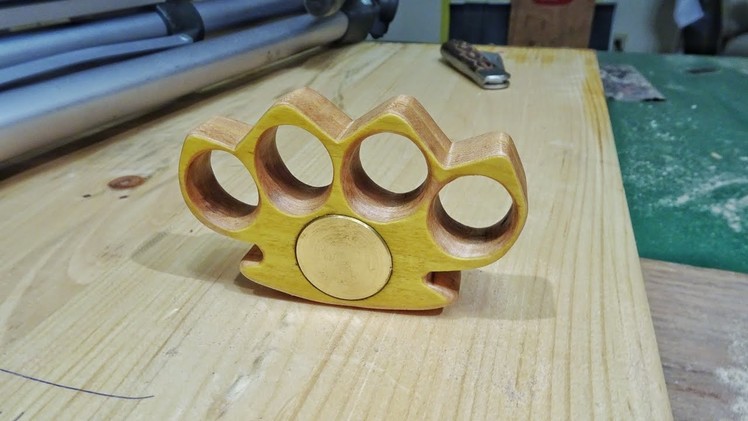 DIY Wooden Brass Knuckles (Weighted Wooden Knuckle Dusters)