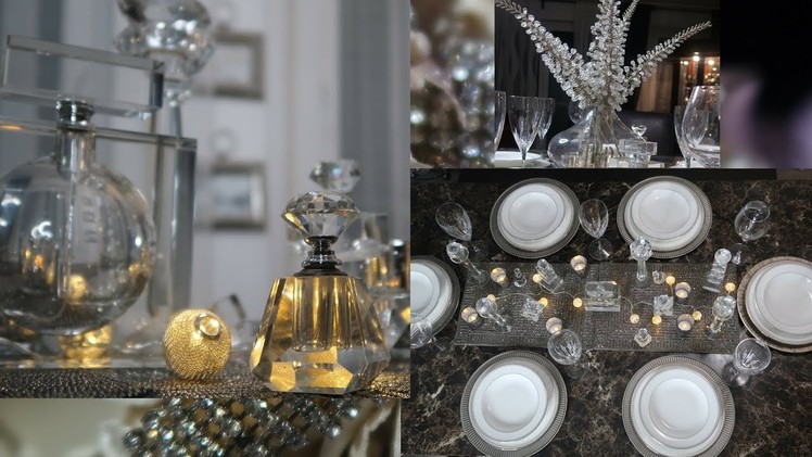 DIY Z Gallerie Inspired TABLESCAPE | Perfume Bottles Holiday Entertaining, Decor & Party Ideas