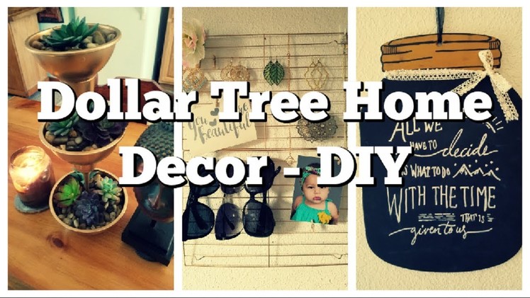 Dollar Tree DIY Decor - Succulents & Mason Jars