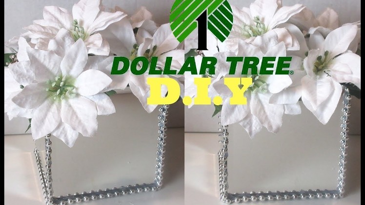 DOLLAR TREE MIRROR BOX DIY | GLAM MIRROR DIY