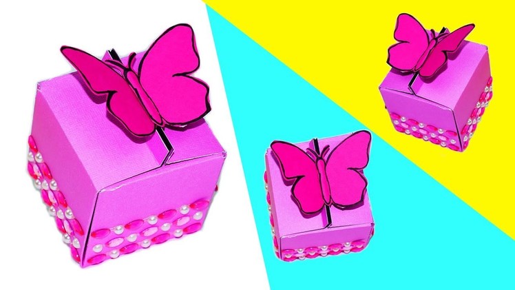 Easy DIY paper crafts | How to make gift box butterfly | DIY gift box butterfly