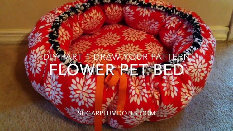 Flower Pet Bed DIY