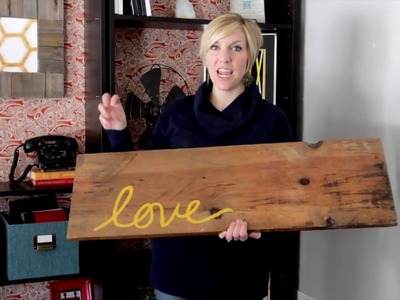 ForRent com DIY Experts: How To Create a Custom Wood Sign