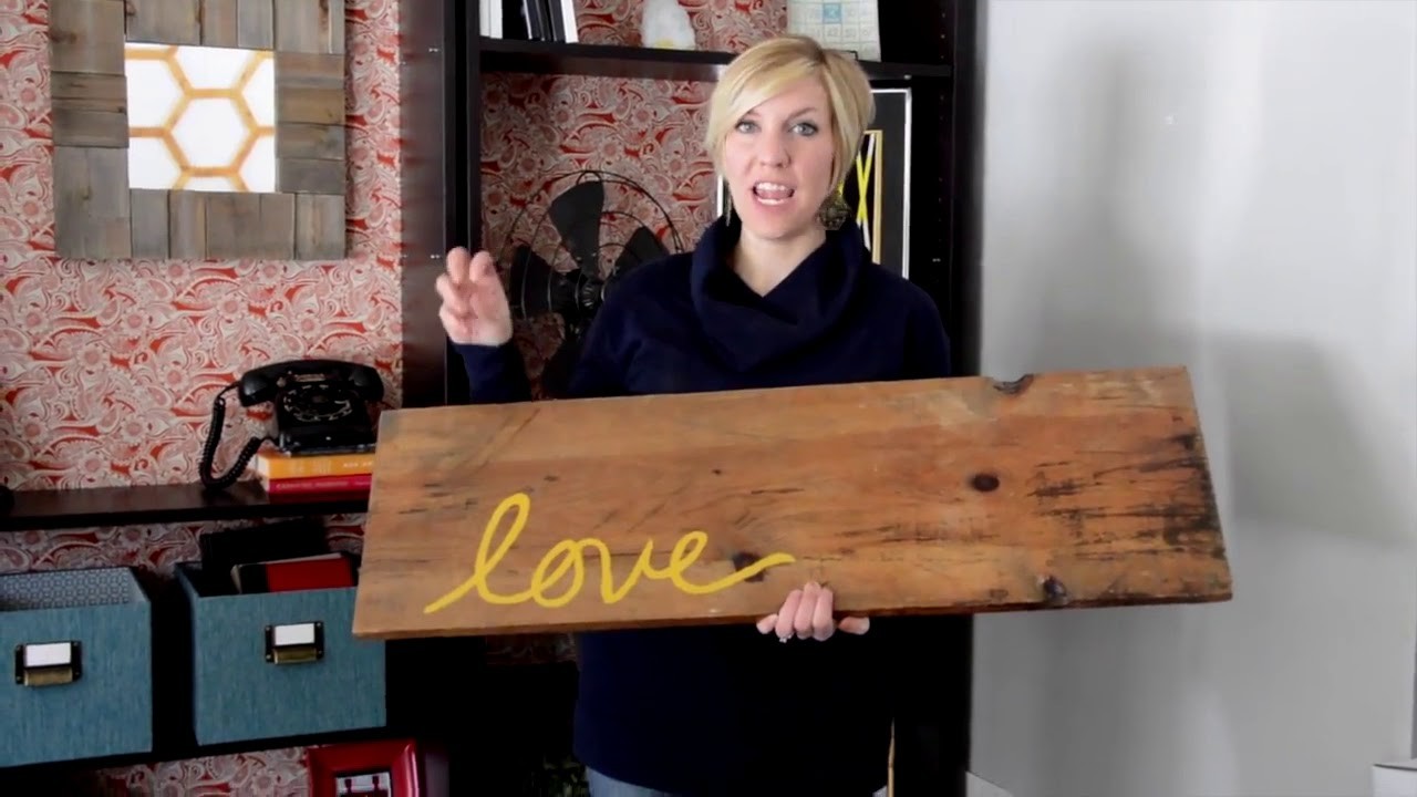 ForRent com DIY Experts: How To Create a Custom Wood Sign