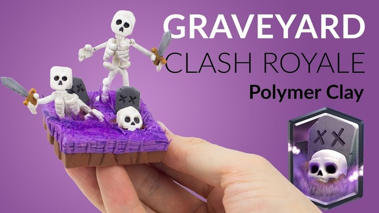 Graveyard (Clash Royale) | HALLOWEEN-SPECIAL – Polymer Clay Tutorial