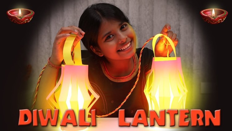 How To Make A Colorful Diwali Lantern | DIY Diwali Lantern |  How to make a Diwali Lantern At Home