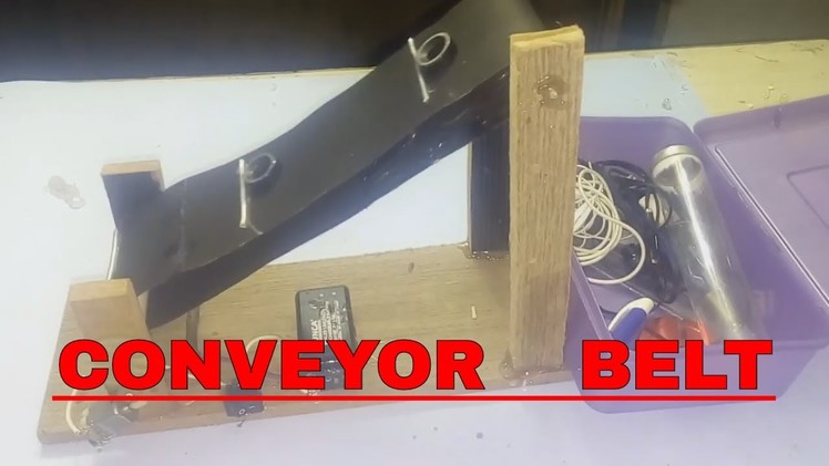 HOW TO MAKE A CONVEYOR BELT || DIY || EASY PROJECT