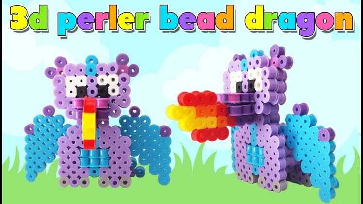 How to Make a Cute 3d Dragon out of Perler Beads