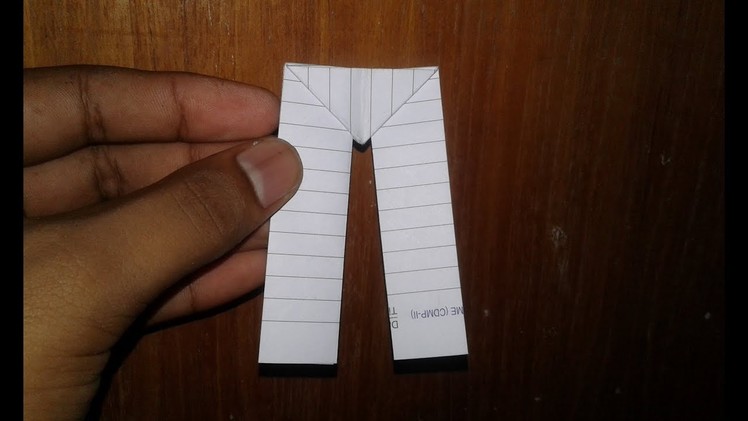 How to make a paper pant ( Origami Pant)