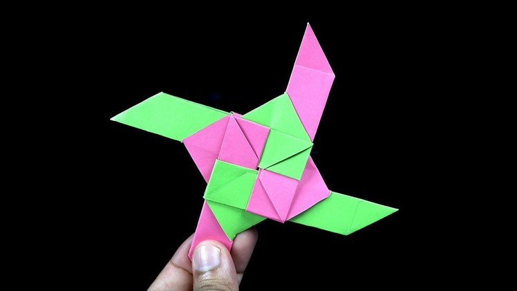 How to Make a Paper Transforming Ninja Star - Easy Origami Tutorial