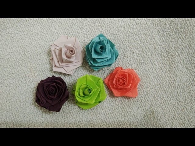 How to make paper quilling rose