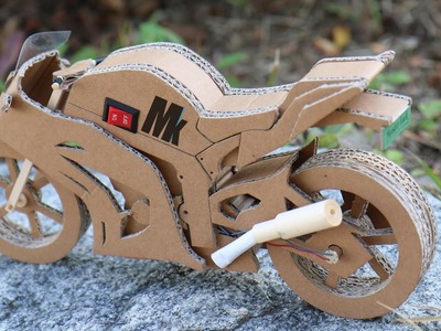 How To Make Toy Motorcycle(Ninja ZX -10R) - Amazing Cardboard DIY
