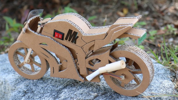 How To Make Toy Motorcycle(Ninja ZX -10R) - Amazing Cardboard DIY