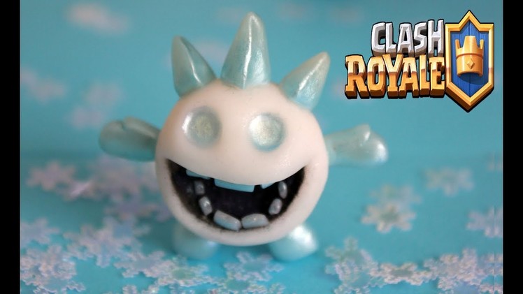 ICE SPIRIT from CLASH ROYALE. Polymer Clay Tutorial ❄️