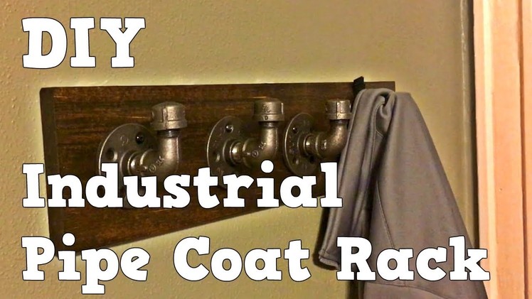 Industrial Pipe Coat Rack - Easy DIY